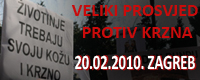 Prosvjed protiv krzna - Zagreb 2010