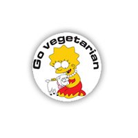 Lisa Simpson - go vegetarian