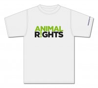 Animal R!ghts - svjetlo siva (unisex, kratki rukavi)