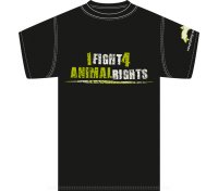 I Fight 4 Animal Rights (unisex, kratki rukavi, slim-fit)