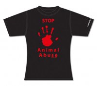 Stop animal abuse (�enska, kratki rukavi)