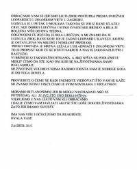 Anonimno pismo iz Zoolo�ko g vrta [ 63.56 Kb ]