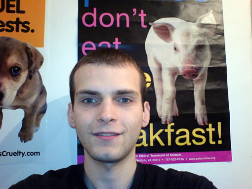 Ozren -  Finalist PETA-inog natječaja za "Najseksi vegetarijanca"