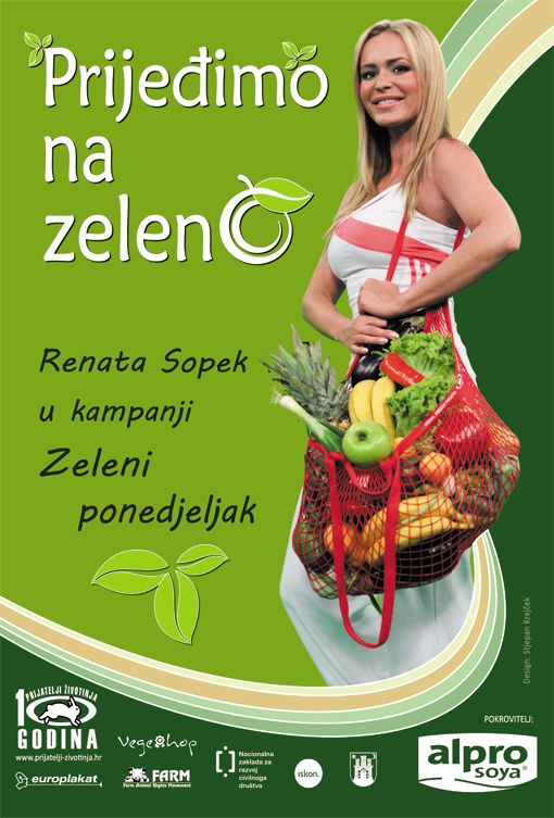 Renata Sopek u kampanji "Zeleni ponedjeljak" [ 835.14 Kb ]