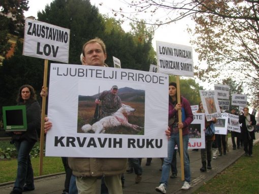 Anti-hunt demo, Zagreb 2011 c [ 113.55 Kb ]